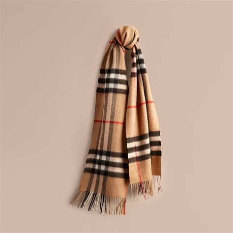 burberry cashmere classic plaid scarf